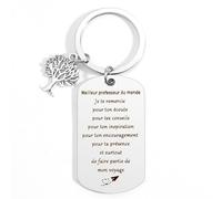 Cadeau Professeur - Merci Maitresse, Porte Clef Pour Institutrice, Atsem Et Enseignant - Idée Cadeau Fin D'année Et Noël