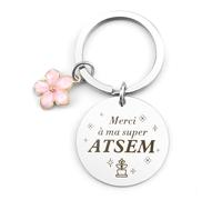 Cadeau Professeur Porte Clef,Cadeau Maitresse D'école Fin D'année,Cadeau Atsem,Cadeau Directrice D'école Fin D'année,Cadeau Maître D'école Fin D'année,Idée Cadeau Assistante Maternelle Pâques