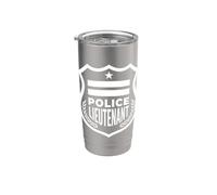 Cadeau promotionnel de lieutenant de police Rang LT Gobelet isotherme en acier inoxydable double paroi