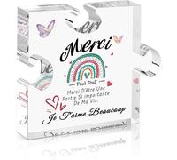 Cadeau Remerciements - Idee Cadeau Merci Puzzle Acrylique Personnalise pour Nounou Enseignant ou Collgue C COFFRET CADEAU BIEN-ETRE