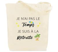 Cadeau Retraite Femme Cadeau Retraite Homme Idées Tote Bag Cadeau Original pour Maman Papa Papi Mamie Tata Oncle Belle Mere Beau Pere Parrain Marraine Ami Maitresse Collegue Infirmiere Medecin