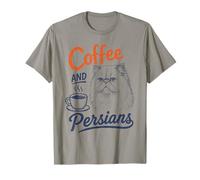 Cadeau rétro pour Amoureux des Chats Café et Perses T-Shirt
