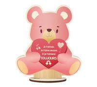 Cadeau Saint Valentin Couple Décoration Bois Cadeaux pour Son Copain Amoureux Copine Anniversaire Idee Mari Cadeaux Mariage pour ma Femme Amoureux pour Homme Amour St Valentin Noel