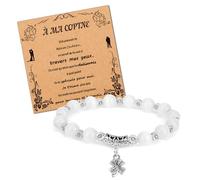 Cadeau Saint Valentin Femme,Cadeau Copine,Cadeau Mignon Pour Sa Copine,Idee Cadeau Couple,Bracelet Petites Amies,Cadeau Copine Noel,Cadeau Original Amour Anniversaire,Bracelet Pierre Naturelle Femme
