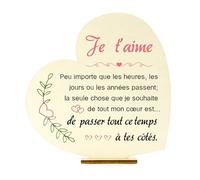 Cadeau Saint Valentin Idée Cadeau St-Valentin Cadeau pour Son Copain Plaque en Bois Cadeau Copine Idée Cadeau Couple Cadeau Anniversaire Femme Cadeau pour Sa Copine Cadeau Copain Anniversaire