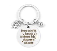 Cadeau Saint Valentin Papy Cadeau Fete Des Grands Peres Cadeau Grand Père Porte Cles Cadeau Anniversaire Papy Grand Père Papi Cadeaux pour la Fête des Grands Parents Cadeau pour Papy Cadeaux Noel
