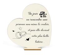 Cadeau Saint Valentin pour Homme,Amour Cadeau,Cadeau Femme,Cadeau Anniversaire Femme,Cadeau St Valentin Homme,Cadeau Noel,Idee Cadeau Saint Valentin,Coeur en Bois Ornement Décoratif