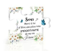 Cadeau Saint Valentin pour Soeur Idee Cadeau Soeur Anniversaire Acrylique Cadeau Belle Soeur Cadeau pour Soeur Cadeau pour Ma Soeur Cadeau pour Sa Soeur Cadeau Soeur Original Idee Cadeau Noel Soeur