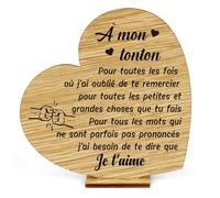 Cadeau Saint Valentin pour Tonton Cadeau Tonton Cadeau pour Tonton Ornement en Bois Cadeau Anniversaire Tonton Cadeau Original Tonton Cadeaux pour Tonton Cadeau Fete des Peres pour Tonton Cadeau Noel