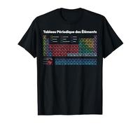 Cadeau Science Mémo Table Périodique Des Éléments Chimiques T-Shirt