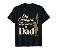 Cadeau Sentimental Doux pour Papa Fille T-Shirt