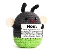 Cadeau sentimental pour maman de la part de sa fille et de son fils - Jouet en peluche mignon en crochet pour la fête des mères, un anniversaire, Noël, la Saint-Valentin, un cadeau de remerciement