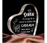 Cadeau Soeur Cadeau Anniversaire Femme Dcoration Acrylique Cadeau Soeur Anniversaire Idee Cadeau Grande So COFFRET CADEAU BIEN-ETRE
