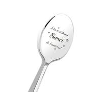 Cadeau Soeur Noel Cadeau Sœur Cadeau pour Soeur, Cuillère A Cafe en Acier Inox, Cadeau pour Ma Soeur Cadeaux Soeur Cadeau Grande Soeur Petite Cadeau Soeur Original Cadeau Anniversaire Saint Valentin