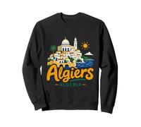 Cadeau Souvenir de Voyage Alger Algérie dessiné à la Main Sweatshirt