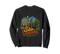 Cadeau Souvenir de Voyage dessiné à la Main Sao Paulo Brésil Sweatshirt