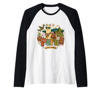 Cadeau Souvenir de Voyage du Pérou dessiné à la Main Manche Raglan