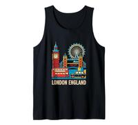 Cadeau Souvenir de Voyage Londres Angleterre Royaume-Uni Débardeur