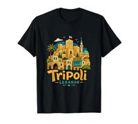 Cadeau Souvenir de Voyage Tripoli Liban dessiné à la Main T-Shirt