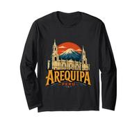 Cadeau Souvenir de Voyage Vintage Arequipa Pérou Manche Longue