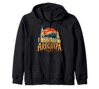 Cadeau Souvenir de Voyage Vintage Arequipa Pérou Sweat à Capuche