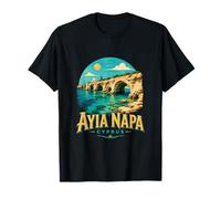 Cadeau Souvenir de Voyage Vintage Ayia Napa Chypre T-Shirt