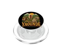 Cadeau Souvenir de Voyage Vintage Yaounde Cameroun PopSockets PopGrip pour MagSafe