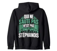 Cadeau Supporter Saint-Étienne | Qui Ne Saute Pas Stéphanois Sweat à Capuche