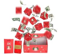 Cadeau Surprise Merry Christmas Surprise Box Pop Up 10 Boîtes Pliables Bounce Boîte Cadeau Pour Mariages, Anniversaires, Noël Et Plus Encore