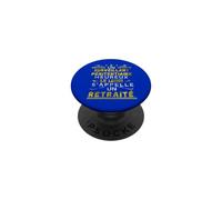 Cadeau Surveillant Pénitentiaire Maton Collègue Retraite PopSockets PopGrip Adhésif