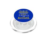 Cadeau Surveillant Pénitentiaire Maton Collègue Retraite PopSockets PopGrip pour MagSafe