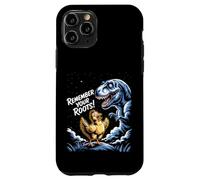 Cadeau T-Rex Évolution Science Mème Dinosaures Poules Coque pour iPhone 11 Pro