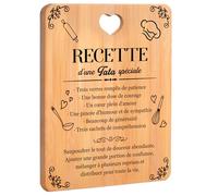 Cadeau Tata, Cadeau Anniversaire Tata - Planche à Découper en Bambou "recette d'une Tata spéciale", Idee Cadeau Tante, Cadeau Tata Original
