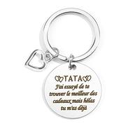 Cadeau Tata Cadeau Fete Des Meres Cadeau de porte clef personnalisé de Noel pour tata cadeau idee anniversaire paques noel cadeau original Cadeau Remerciement du Nouvel An pour tat de De Petite Fille