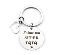 Cadeau Tata,Porte Clé Tata,Cadeau Pour Tata,Cadeau Anniversaire Tata,Cadeau Tatie,Cadeau Tante,Cadeau D'anniversaire De Tante,Cadeau Tata Noel,Cadeau Tatie Original,Cadeau Original Moins de 10 Euros