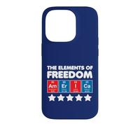 Cadeau « The Elements of Freedom America » 4 Juillet - Blanc Coque pour iPhone 14 Pro