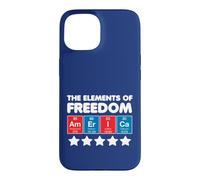 Cadeau « The Elements of Freedom America » 4 Juillet - Blanc Coque pour iPhone 15