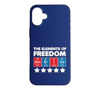 Cadeau « The Elements of Freedom America » 4 Juillet - Blanc Coque pour iPhone 16 Plus