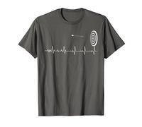 Cadeau tir à l'arc Humour tir a l'arc Archer T-Shirt, Homme, Asphalte, XL
