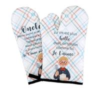 Cadeau Tonton Anniversaire Cadeaux Fete des Peres pour Oncle Gant De Cuisine Personnalisé Merci Cadeau Anniversaire pour Tonton Grande Frere Cadeaux Remerciements Noel Pâques Nouvelle Année Oncle