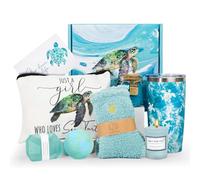 Cadeau tortue de mer pour femme - Cadeau de Noël pour les amateurs de tortue - Paniers cadeaux de spa relaxants - Cadeaux d'anniversaire pour