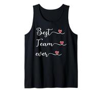 Cadeau typographique Manuscrit avec Inscription « Best Team Ever » Débardeur
