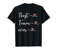 Cadeau typographique Manuscrit avec Inscription « Best Team Ever » T-Shirt