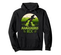 Cadeau Vintage rétro 2 Enfants Mamasaurus Dinosaure Sweat à Capuche