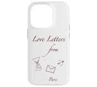 Cadeau Voyage Couple Paris Citation Amour Style Vintage Coque pour iPhone 14 Pro