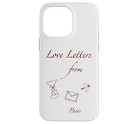 Cadeau Voyage Couple Paris Citation Amour Style Vintage Coque pour iPhone 14 Pro Max