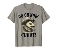 Cadeau Western Country Vintage Cowboy Opossum Go On Now T-Shirt