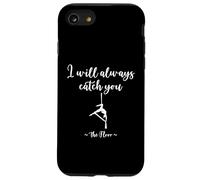 Cadeaux aériens Amusants, Le Sol Vous attrapera, Yoga aérien Coque pour iPhone SE (2020) / 7/8