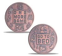 Cadeaux amusants pour homme - Pièce de décision double face pour petit ami, mari et joueur, accessoires de jeu anti-stress pour anniversaire, Noël et Saint-Valentin, cadeaux de jeu pour joueur