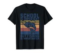 Cadeaux Amusants pour la pêche, Le Bar, Le Poisson, Les garçons, Les Enfants, Les Hommes T-Shirt Graphique avec Valeur, Homme, Noir, XL